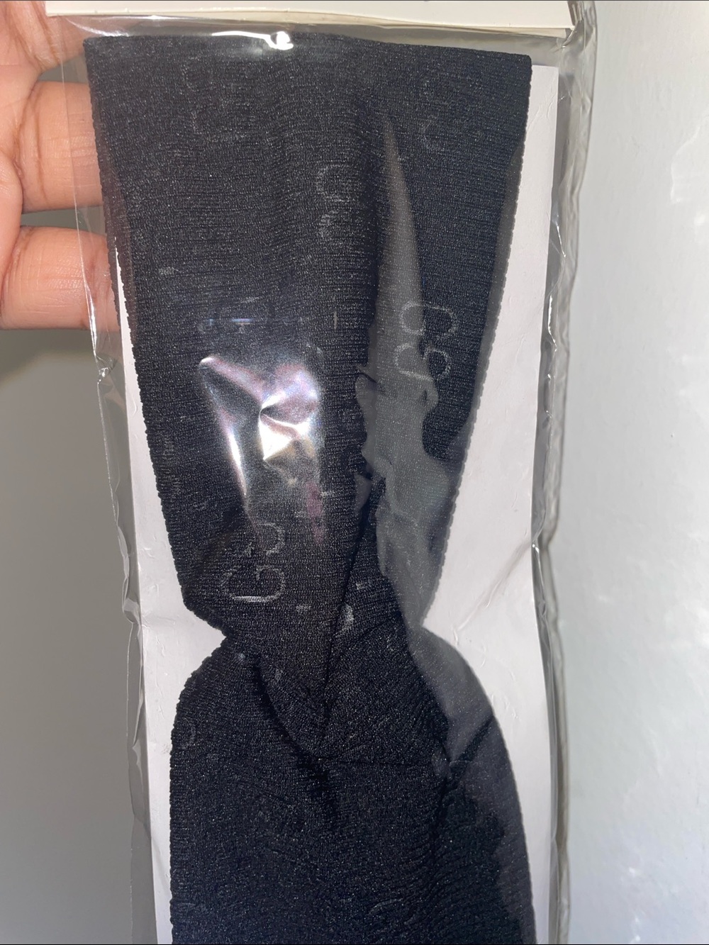 Black Fashion Elastic Headband - Picture 4 of 4
